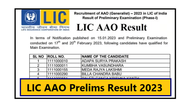 LIC AAO Prelims Result Date and Score Card 2023 | LIC AAO Prelims Expected Cut Off 2023