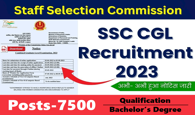 SSC CGL Recruitment 2023 | SSC CGL 2023 Notification Pdf Out, Apply Online, Age Limit, Syllabus, Exam Date Tier 1, Sarkari Result, etc.