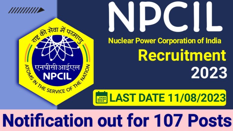 NPCIL Recruitment 2023 Notification Out for 107 Trade Apprentice Post